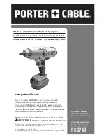 Porter-Cable PCC740 Instruction Manual preview