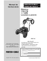 Предварительный просмотр 21 страницы Porter-Cable PCE1700 Instruction Manual