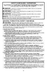 Preview for 2 page of Porter-Cable PCE345 Instruction Manual