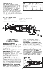 Предварительный просмотр 5 страницы Porter-Cable PCE360 Instruction Manual