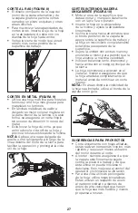 Предварительный просмотр 27 страницы Porter-Cable PCE360 Instruction Manual