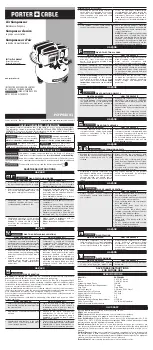 Porter-Cable PCFP02003 Instruction Manual preview