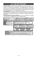 Предварительный просмотр 31 страницы Porter-Cable PCG2200 Instruction Manual