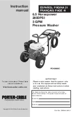 Preview for 1 page of Porter-Cable PCH2600C Instruction Manual