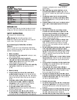 Preview for 3 page of Porter-Cable PCM355 User Manual