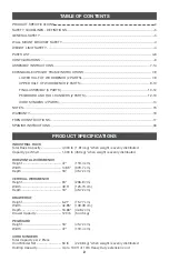 Preview for 2 page of Porter-Cable PCSRW4800 Instruction Manual