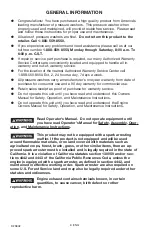 Preview for 2 page of Porter-Cable PCV2250 Instruction Manual