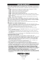 Preview for 21 page of Porter-Cable PH350IS Instruction Manual