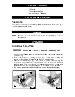 Предварительный просмотр 9 страницы Porter-Cable PORTA-PLANE 126 Instruction Manual