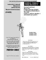 Porter-Cable PSH2 Instruction Manual preview