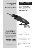 Porter-Cable PTX5 Instruction Manual предпросмотр