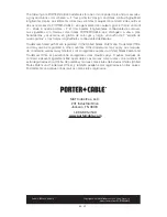 Preview for 71 page of Porter-Cable PXCML224VW Instruction Manual