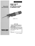 Предварительный просмотр 13 страницы Porter-Cable TIGER CUB 647 T3 Instruction Manual