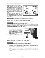 Предварительный просмотр 10 страницы Porter-Cable TIGERCLAW 750 Instruction Manual