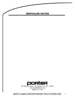 Preview for 12 page of Porter 12810-012 Operation Manual