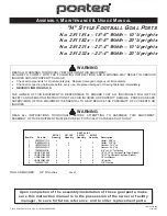 Porter 281181 Series Assembly, Maintenance & User Manual предпросмотр