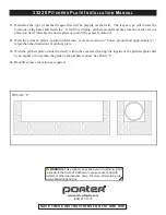 Preview for 8 page of Porter 33200 Installation, Operation & Maintenance Manual