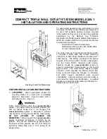 Preview for 1 page of Porter 6255-1 Installation And Operating Instruction Manual