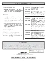 Preview for 7 page of Porter FAIR-COURT Assembly, Operation & Maintenance Manual