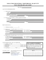 Preview for 8 page of Porter FAIR-COURT Assembly, Operation & Maintenance Manual