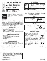 Portfolio DualBrite PF-4300-BK Owner'S Manual preview