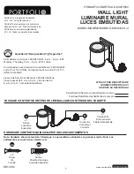 Предварительный просмотр 1 страницы Portfolio HZA1601L-4 Manual