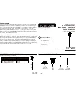 Preview for 1 page of Portfolio QS73P-K3-BK-6 Manual