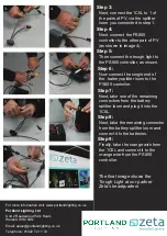 Предварительный просмотр 2 страницы Portland Lighting Zeta Ecolux Solar Instruction Sheet