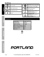 Preview for 6 page of Portland 63254 Owner'S Manual