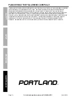 Preview for 16 page of Portland 63254 Owner'S Manual