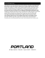 Preview for 20 page of Portland 63254 Owner'S Manual