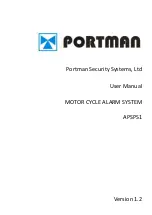 Preview for 1 page of PORTMAN APSPS1 User Manual