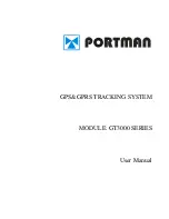 PORTMAN GT3000 SERIES User Manual предпросмотр