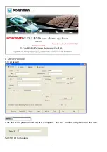 Preview for 8 page of PORTMAN GT3100 Operation And Installtion Manual