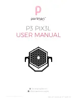 PORTMAN P3 PIX3L User Manual preview