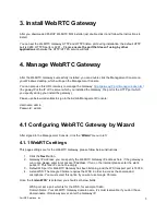 Preview for 5 page of PortSIP WebRTC User Manual