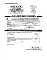 Portway No1 Installation And Operating Instructions Manual preview