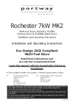 Portway Rochester MK2 PCSSB2 Installation And Operating Instructions Manual preview