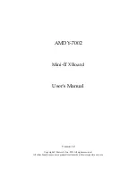 Portwell AMDY-7002 User Manual preview