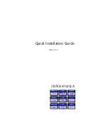 Preview for 1 page of Portwell (R)PEB-4702VLA Quick Installation Manual