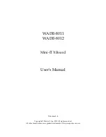 Preview for 1 page of Portwell WADE-8011 User Manual