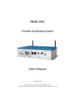 Portwell WEBS-5481 User Manual предпросмотр