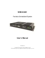 Portwell WEBS-5491 User Manual preview