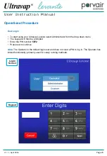 Предварительный просмотр 23 страницы Porvair Sciences Ultravap levante User Instruction Manual