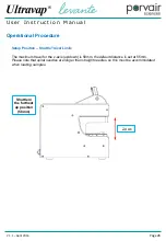 Предварительный просмотр 28 страницы Porvair Sciences Ultravap levante User Instruction Manual