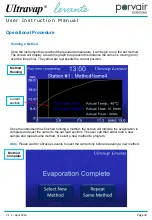 Предварительный просмотр 33 страницы Porvair Sciences Ultravap levante User Instruction Manual