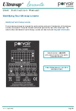 Предварительный просмотр 50 страницы Porvair Sciences Ultravap levante User Instruction Manual