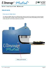 Предварительный просмотр 15 страницы Porvair Sciences Ultravap Mistral User Instruction Manual