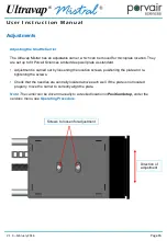 Предварительный просмотр 16 страницы Porvair Sciences Ultravap Mistral User Instruction Manual