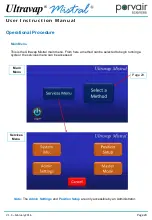 Предварительный просмотр 24 страницы Porvair Sciences Ultravap Mistral User Instruction Manual